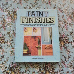 Paint Finishes  How to rag-roll, sponge, marble, stipple, wood grain and create